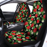 Strawberry And Flower Pattern Print Universal Fit Car Seat Covers 102422