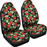 Strawberry And Flower Pattern Print Universal Fit Car Seat Covers 102422
