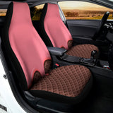 Strawberry Ice Cream Melted Print Universal Fit Car Seat Covers 102422