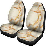 Sugar Brown Marble Print Universal Fit Car Seat Covers 102422