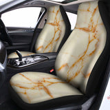 Sugar Brown Marble Print Universal Fit Car Seat Covers 102422