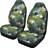 Summer Hawaiian Leaves Pattern Print Universal Fit Car Seat Covers 102422