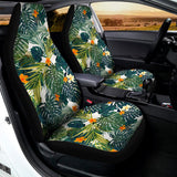 Summer Hawaiian Leaves Pattern Print Universal Fit Car Seat Covers 102422