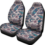 Summer Surfing Pattern Print Universal Fit Car Seat Covers 102422