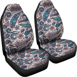 Summer Surfing Pattern Print Universal Fit Car Seat Covers 102422
