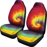 Summer Tie Dye Print Universal Fit Car Seat Covers 102422