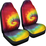 Summer Tie Dye Print Universal Fit Car Seat Covers 102422