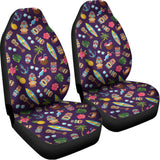 Summer Totem Pattern Print Universal Fit Car Seat Covers 102422
