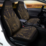 Sun All Seeing Eye Print Universal Fit Car Seat Covers 102422