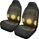 Sun And Moon Phase Print Universal Fit Car Seat Covers 102422
