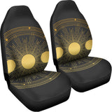 Sun And Moon Phase Print Universal Fit Car Seat Covers 102422
