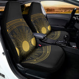 Sun And Moon Phase Print Universal Fit Car Seat Covers 102422