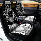Sun And Moon Yin Yang Print Universal Fit Car Seat Covers 102422