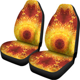 Sun Fire Kaleidoscope Print Universal Fit Car Seat Covers 102422