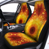 Sun Fire Kaleidoscope Print Universal Fit Car Seat Covers 102422