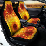 Sun Fire Kaleidoscope Print Universal Fit Car Seat Covers 102422