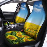 Sunflower Field Print Universal Fit Car Seat Covers 102422
