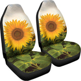 Sunflower Landscape Print Universal Fit Car Seat Covers 102422