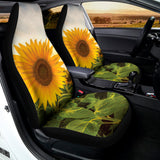 Sunflower Landscape Print Universal Fit Car Seat Covers 102422