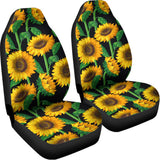 Sunflower Pattern Print Universal Fit Car Seat Covers 102422
