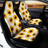Sunflower Polka Dot Pattern Print Universal Fit Car Seat Covers 102422