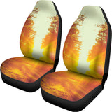 Sunrise Forest Print Universal Fit Car Seat Covers 102422