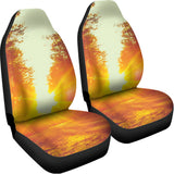 Sunrise Forest Print Universal Fit Car Seat Covers 102422