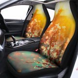 Sunrise Japanese Cherry Blossom Print Universal Fit Car Seat Covers 102422