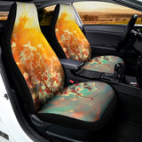 Sunrise Japanese Cherry Blossom Print Universal Fit Car Seat Covers 102422