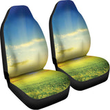 Sunrise Meadow Print Universal Fit Car Seat Covers 102422