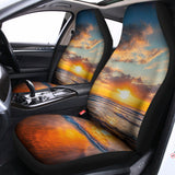 Sunrise Wave Print Universal Fit Car Seat Covers 102422