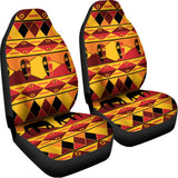 Sunset African Tribal Pattern Print Universal Fit Car Seat Covers 102422