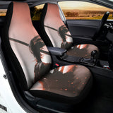 Sunset Japanese Samurai Print Universal Fit Car Seat Covers 102422