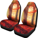 Sunshine Autumn Tree Print Universal Fit Car Seat Covers 102422