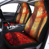 Sunshine Autumn Tree Print Universal Fit Car Seat Covers 102422