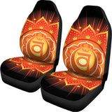 Swadhisthana Chakra Mandala Print Universal Fit Car Seat Covers 102422