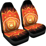 Swadhisthana Chakra Mandala Print Universal Fit Car Seat Covers 102422