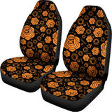 Swadhisthana Chakra Pattern Print Universal Fit Car Seat Covers 102422