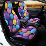 Sweet Candy Ball Pattern Print Universal Fit Car Seat Covers 102422