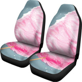 Sweet Cotton Candy Print Universal Fit Car Seat Covers 102422