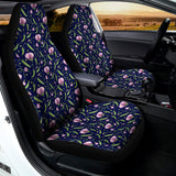 Sweet Pea Floral Pattern Print Universal Fit Car Seat Covers 102422