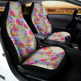 Sweet Pea Flower Pattern Print Universal Fit Car Seat Covers 102422