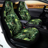 T-Rex Dinosaur And Jurassic Plants Print Universal Fit Car Seat Covers 102422