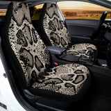 Tan And Black Snakeskin Print Universal Fit Car Seat Covers 102422