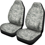 Tan Digital Camo Pattern Print Universal Fit Car Seat Covers 102422