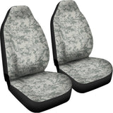 Tan Digital Camo Pattern Print Universal Fit Car Seat Covers 102422