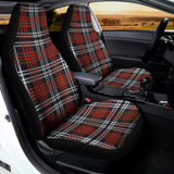Tartan Knitted Pattern Print Universal Fit Car Seat Covers 102422