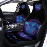 Taurus And Astrological Signs Print Universal Fit Car Seat Covers 102422