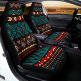 Teal And Brown Aztec Pattern Print Universal Fit Car Seat Covers 102422