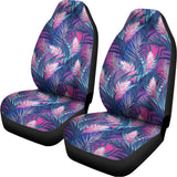 Teal And Pink Tropical Floral Print Universal Fit Car Seat Covers 102422